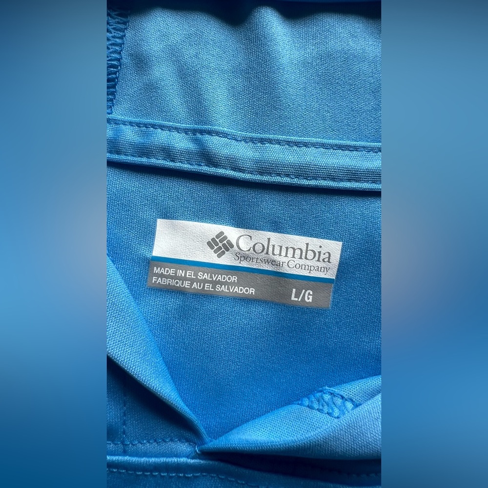 Columbia Hoodie Rapid Creek Lightweight Long Sleeve Men’s Large Light Blue NWT - Picture 3 of 4